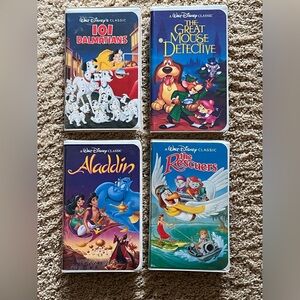Black Diamond Classic Disney VHS Set